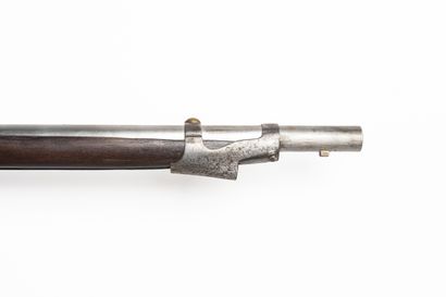 null Flintlock infantry rifle model 1777. 

Round barrel with punched thunderbolt....