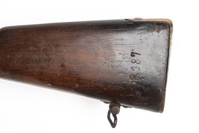 null Mousqueton de gendarme à pied modèle 1874 M80, calibre 11 mm. 

Canon rond à...