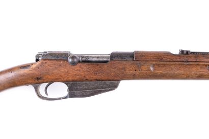 null Fusil Mannlicher roumain 1893, calibre 6,5 mm. 

Canon rond avec hausse frappé...