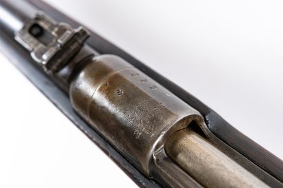 null Kar 88 rifle, caliber 8 mm. 

Round barrel with "ERFURT" frog dated 1894. Box...