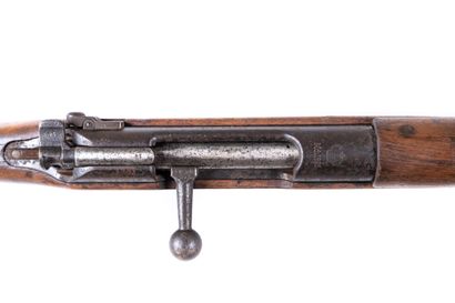 null Fusil Mannlicher roumain 1893, calibre 6,5 mm. 

Canon rond avec hausse frappé...