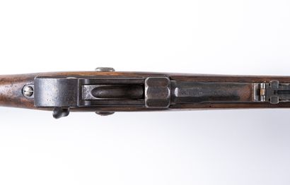 null Fusil Werder modèle 1869, calibre 11 mm. 

Canon rond, à pans avec hausse. Garnitures...