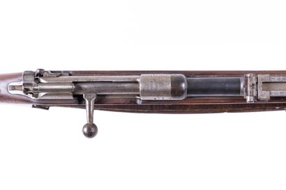 null 
Gewehr 1888 rifle of the engineers, caliber 8 mm. 




Round barrel, bronzed,...
