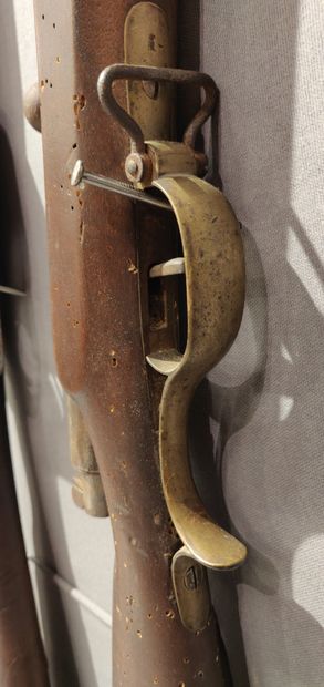 null 
Fusil Dreyse modèle 1841, 2e fabrication

Dans l'état. 

(Accidents et man...
