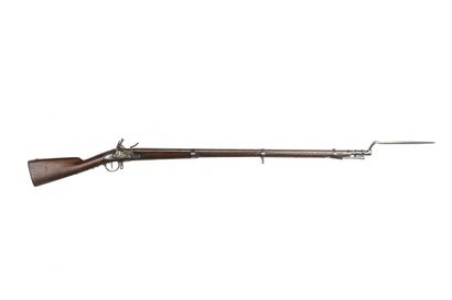Flintlock rifle of cadet gentleman model...