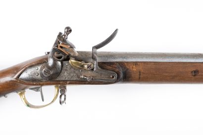 null Flintlock rifle model An IX, attributed to the Navy.

Round barrel with sides...