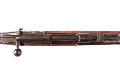 null Austrian Mannlicher rifle 1888. 

Round barrel with rise, struck "OEWG" with...