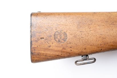 null Carabine modèle 1890 calibre 8 mm. 

Canon rond avec hausse, marqué MA C 1892....