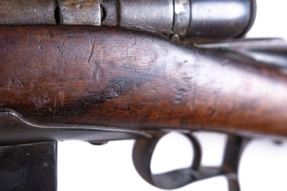 null Fusil Vetterli Vitali modèle 1870-87, calibre 10,4 mm. 

Canon rond, avec hausse,...