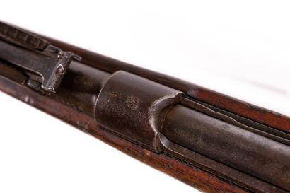null Austrian Mannlicher rifle 1888. 

Round barrel with rise, struck "OEWG" with...