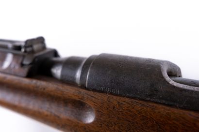 null Hungarian Mannlicher rifle, model 1895, caliber 8 mm. 

Barrel of 50,7 cm, struck...