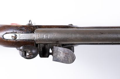 null France



Flintlock infantry rifle model 1763 

Round barrel, with flattening,...