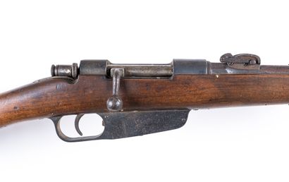 null Carabine de cavalerie Carcano modèle 1891, calibre 6,5 mm. 

Canon goupillé...