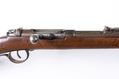 null Carabine de chasseur modèle 1871, calibre 11 mm. 

Cannon rond, avec hausse,...