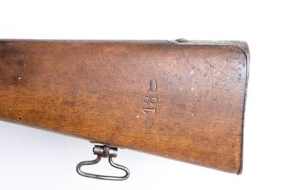 null Rifle Gewehr 1871 transformed into rifle, gauge 11 mm. 

Round barrel with rise...