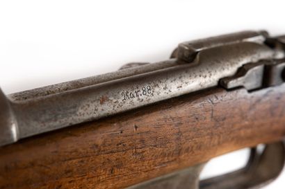null 
Kar 88 rifle, 8 mm caliber, for the Baden gendarmerie. 




Round barrel with...