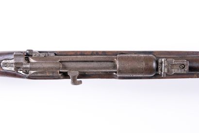 null 
German artillery Gewehr 91 rifle, 8 mm caliber 




Barrel with rise marked...