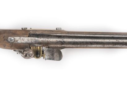 null Fusil à silex de dragon modèle 1822. 

Canon rond à pans au tonnerre, daté 1821....