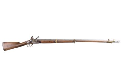 Flintlock rifle model An IX, attributed to...