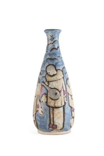 null Géo CONDÉ (1891-1980)

Vase Pierrot (259)

Grès polychrome

H. : 36 cm