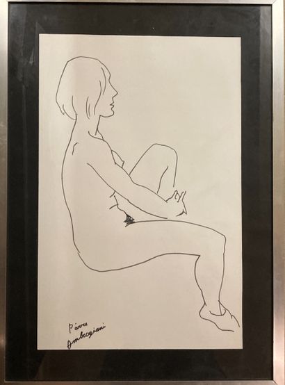null Pierre Ambrogiani (1907-1985)

Nude in profile with bent knee

Ink

Signed lower...