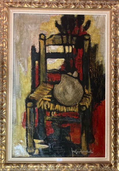 Jef FRIBOULET (1919-2003)

La chaise.

Huile...