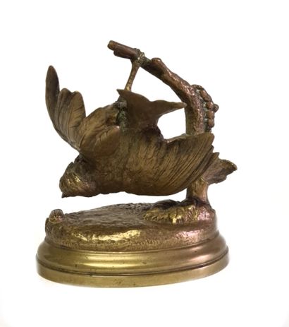 null Paul COMOLERA (1818-1897)

Oiseau

Bronze à patine doré

Signé

13 x 11 cm