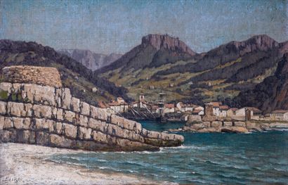 null William Baptiste BAIRD (1847-1917)

Cassis

Oil on canvas

Signed lower left...