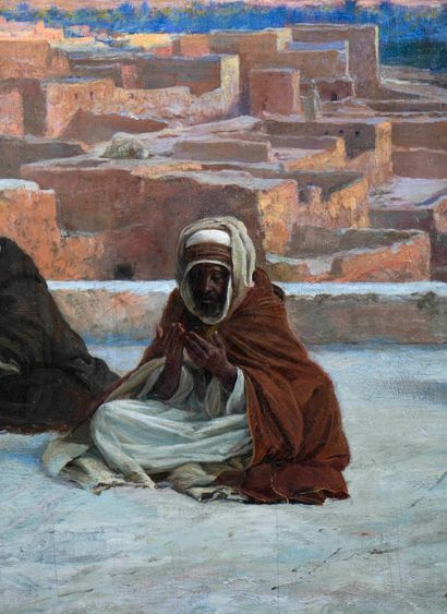 null Eugène GIRARDET (1853-1907) 

La prière 

Huile sur toile Signée en bas à droite...