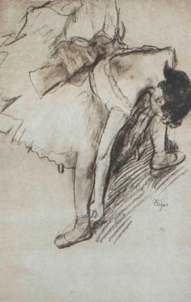  Edgar DEGAS (1834-1917) 

Ballerine 

Lithographie Signée dans la planche Sujet... Gazette Drouot