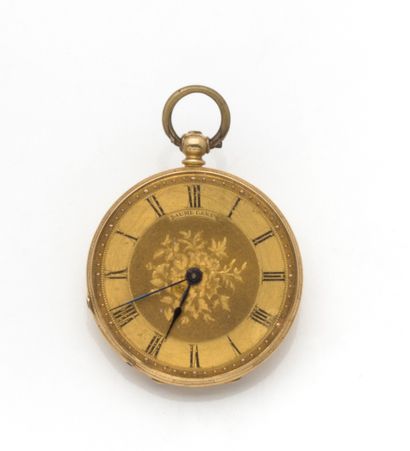 null BAUME Geneva

Pocket watch in 18K (750/1000) yellow gold with mechanical movement,...