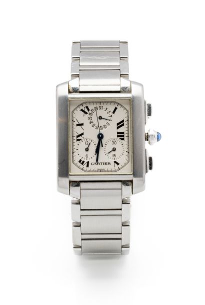 null CARTIER FRENCH TANK CHRONOGRAPH (NOT FUNCTIONAL)

Men's stainless steel wristwatch,...