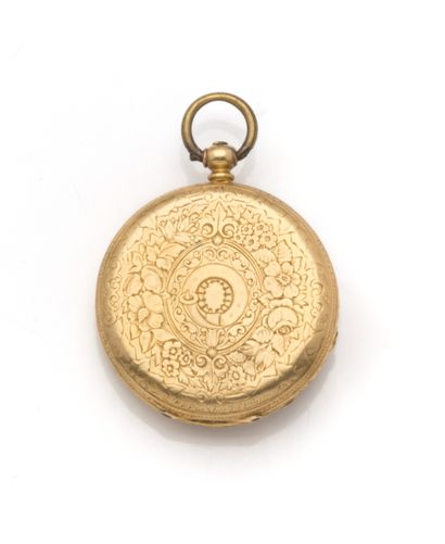 null BAUME Geneva

Pocket watch in 18K (750/1000) yellow gold with mechanical movement,...