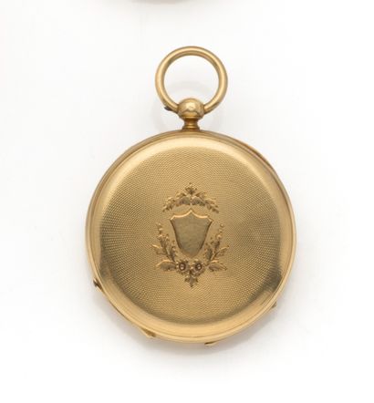 null OMEGA

Pocket watch in 18K (750/1000) yellow gold with mechanical movement,...