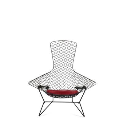 Harry BERTOÏA (1915-1978) Harry BERTOIA (1915-1978)  Fauteuil dit Bird et son repose...