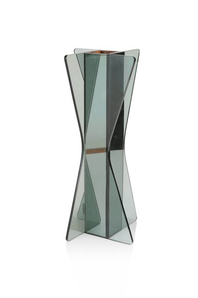 FONTANA ARTE (XX) FONTANA ARTE (XX)  Vase Verre H. : 20 cm. Fontana Arte, circa ...
