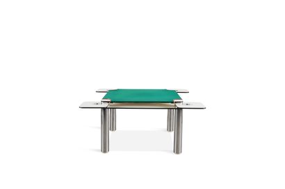 Joe COLOMBO (1930-1971) Joe COLOMBO (1930-1971) Table called Poker Melamine, steel...