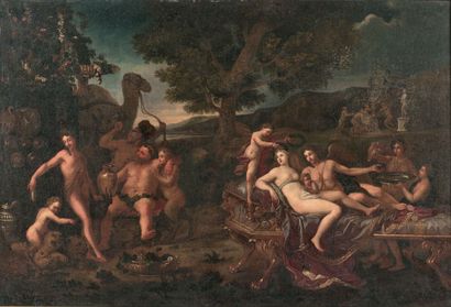 null Attribué à Karel Philips SPIERINCKS (1608 - 1639)
Scène mythologique
Toile
67,5...