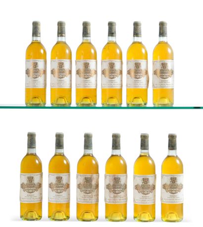 null 12 B CHÂTEAU COUTET (3 B.G; 2 B.G.-; e.t.h. including 2 e.l.a; c.c.)

CC1 Sauternes...