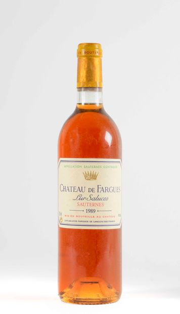 1 B CHÂTEAU DE FARGUES

Sauternes 1989