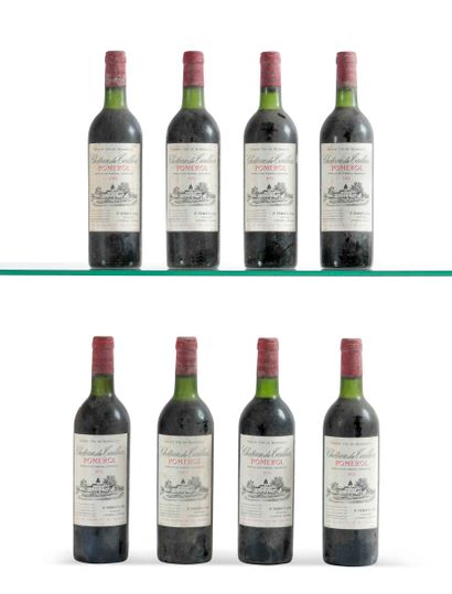 null 8 B CHÂTEAU DU TAILHAS (2 B.G; 5 T.L.B.+ et 2 T.L.B; e.t.h.)

Pomerol 1975