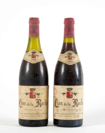null 2 B CLOS DE LA ROCHE (Grand Cru) (1 to 3.8; e.t.h; clm.s; c.s. of which 1 with...