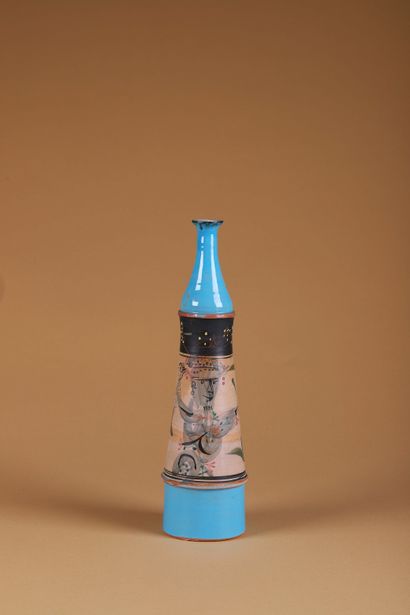 null Gilbert PORTANIER (1926) 
Vase dit bouteille
Céramique
Monogrammée GP sur l’envers
H....