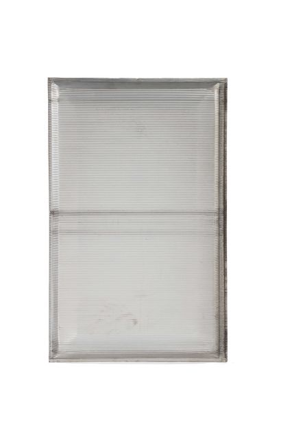 null Jean PROUVÉ (1901-1984)
Front panel
Embossed aluminum
171 x 108 cm.
1956

Reference:
-...
