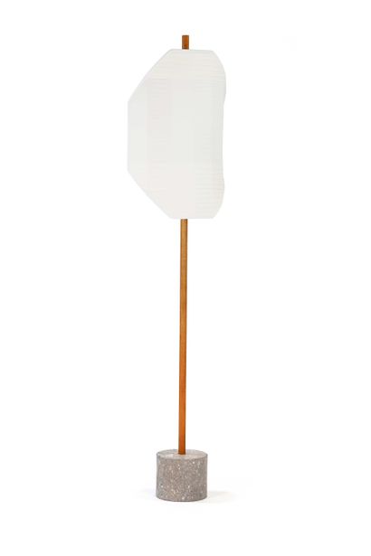 null SERVOMUTO (XX)
Flag#1 floor lamp
Stone, oak, fabric
H. 196 cm.
2021