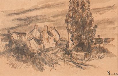  Maximilien LUCE (1858-1941)
Landscape
Pencil and ink wash
Signed lower right
14... Gazette Drouot