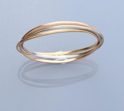 null Bracelet 3 anneaux en ors 18K 750% polychrome.

Poids : 29,70 g