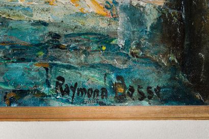 null Raymond BESSE (1899-1969) 

Le souk de Tunis.?Huile sur toile.?Signée en bas...