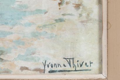 null Yvonne THIVET (1888-1972) 

Le vieux Biskra. Gouache et aquarelle. Signée en...