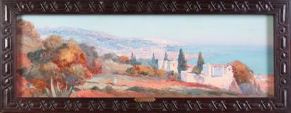 null Constant LOUCHE (1880-1965) 

Panorama d’Alger. Huile sur panneau. Signée en...